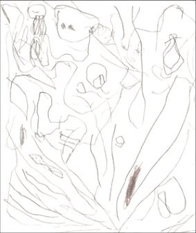 Balloon, ground, face, cat, tree, uncle. Primary, second year