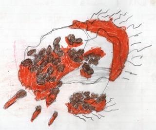 The birth of Earth, drawing 1 of 5