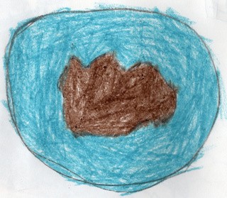 The birth of Earth, drawing 5 of 5