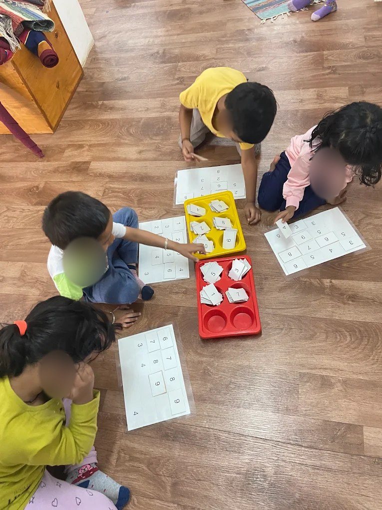Working with number cards
