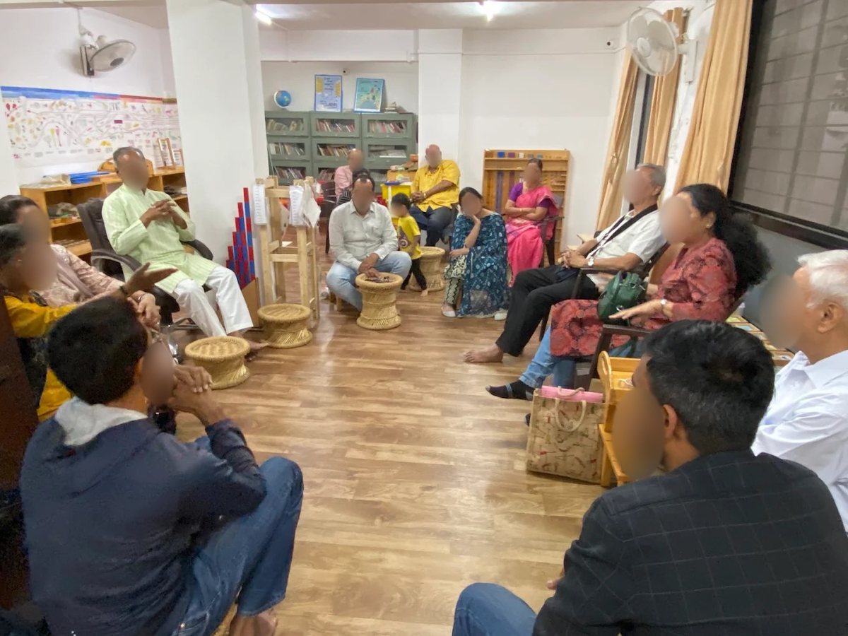 A dialogue session at the Study Center